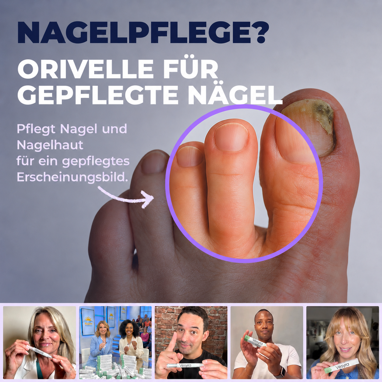 2 Stück Nagelpflegestift – Kosmetische Pflege für Nägel & Nagelhaut | Gepflegtes, optisches Erscheinungsbild | Nagelpflegestift für den täglichen Gebrauch