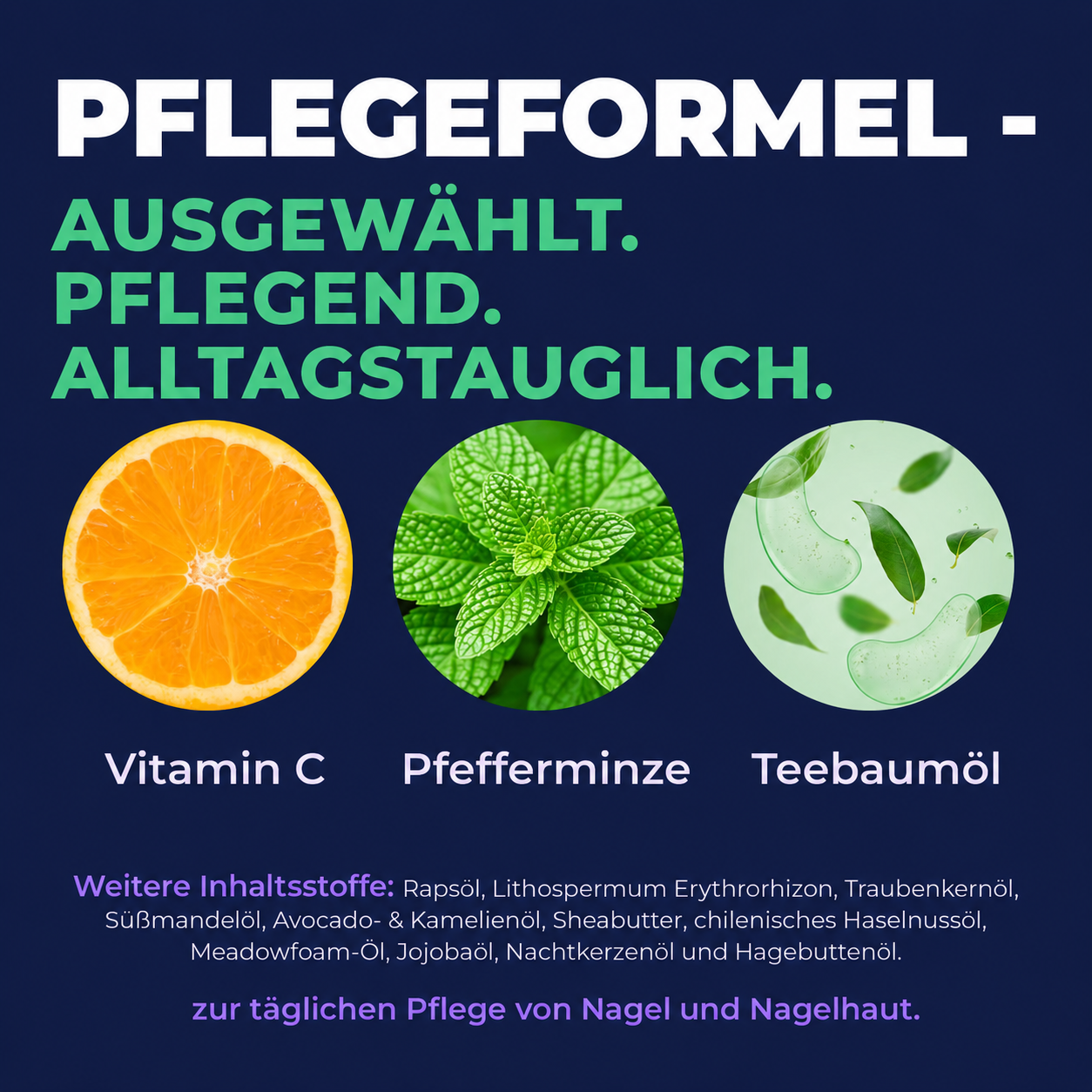 2 Stück Nagelpflegestift – Kosmetische Pflege für Nägel & Nagelhaut | Gepflegtes, optisches Erscheinungsbild | Nagelpflegestift für den täglichen Gebrauch