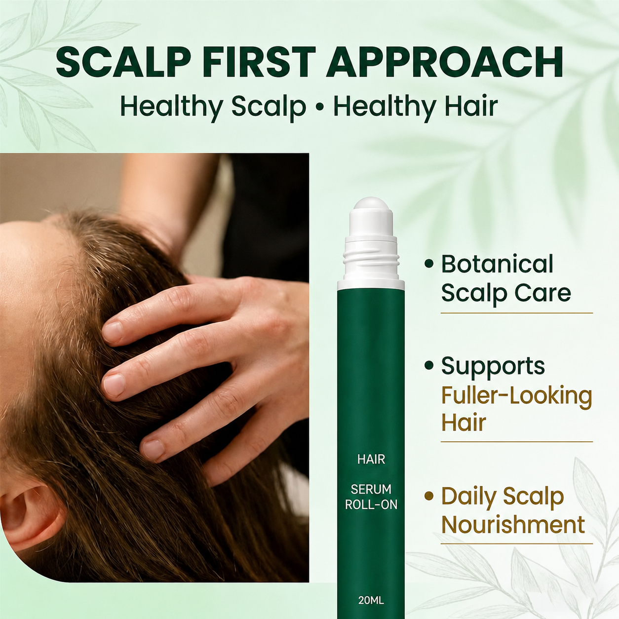 2 Stück Roota Hair Growth Serum Roll-On,Roota Hair Growth Roller,Hair Revival Serum for Thicker,Healthy Hair,Haarwachstum Serums,Natürlich Haarwachstum Beschleunigen,Haarwuchsmittel Frauen & Männer