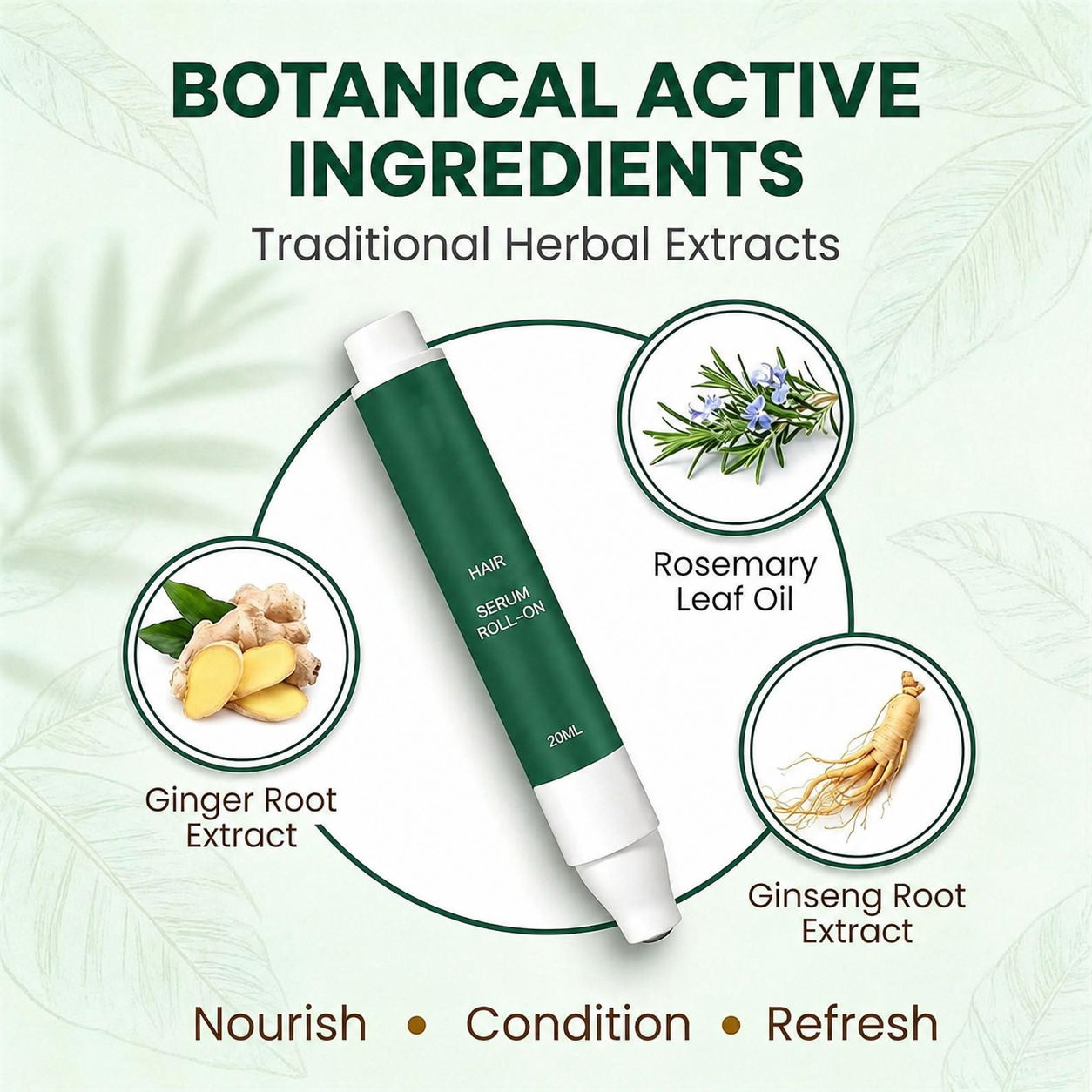 2 Stück Roota Hair Growth Serum Roll-On,Roota Hair Growth Roller,Hair Revival Serum for Thicker,Healthy Hair,Haarwachstum Serums,Natürlich Haarwachstum Beschleunigen,Haarwuchsmittel Frauen & Männer