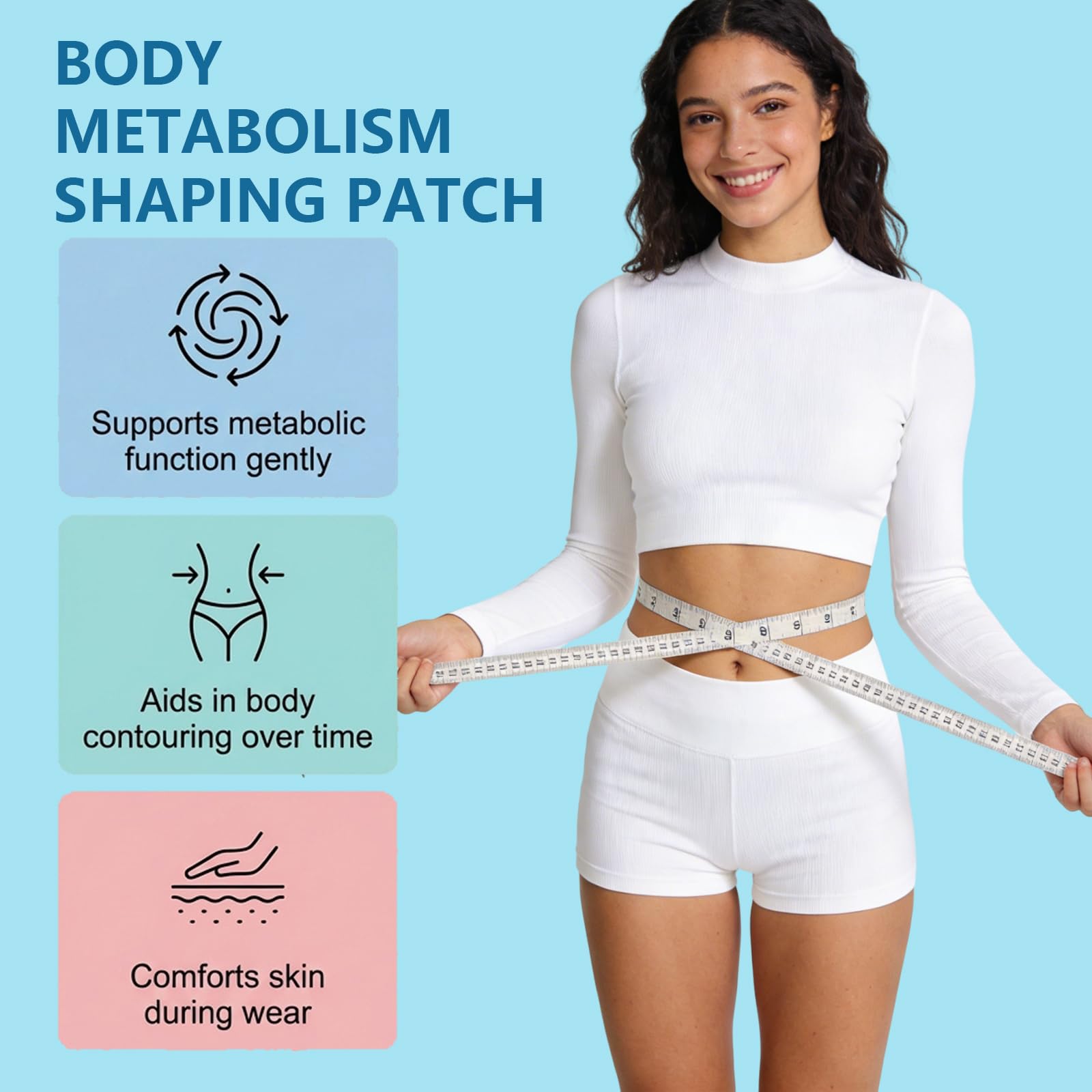 90 Stück Abnehmpflaster Metabalancepatch, Berberin Pflaster mit pflanzlichen Extrakten, Figurpflege für Bauch & Taille, diskret im Alltag & hautfreundlich,für alle Körpertypen, Vorteilspack